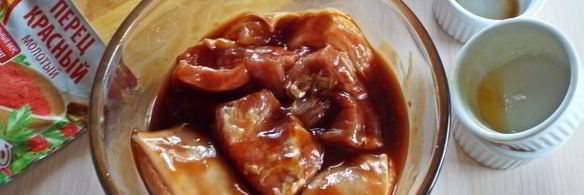 шашлык из свиной грудинки в томатно-соевом маринаде с медом