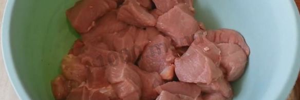 шашлык из телятины на газированной воде