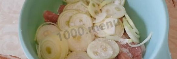 шашлык из телятины на газированной воде