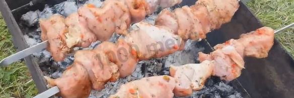 шашлык из телятины на газированной воде