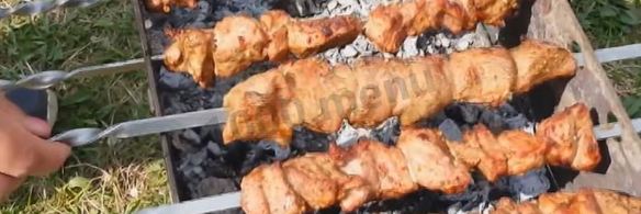 шашлык из телятины на газированной воде