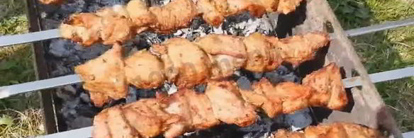 шашлык из телятины на газированной воде