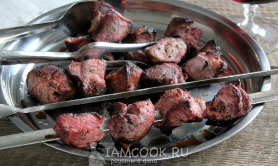 Рецепт шашлыка на вине