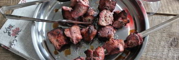 шашлык на вине