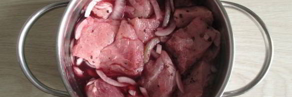 шашлык на вине