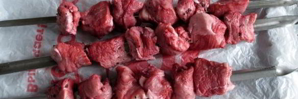 шашлык на вине