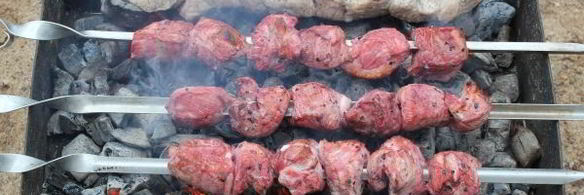 шашлык на вине