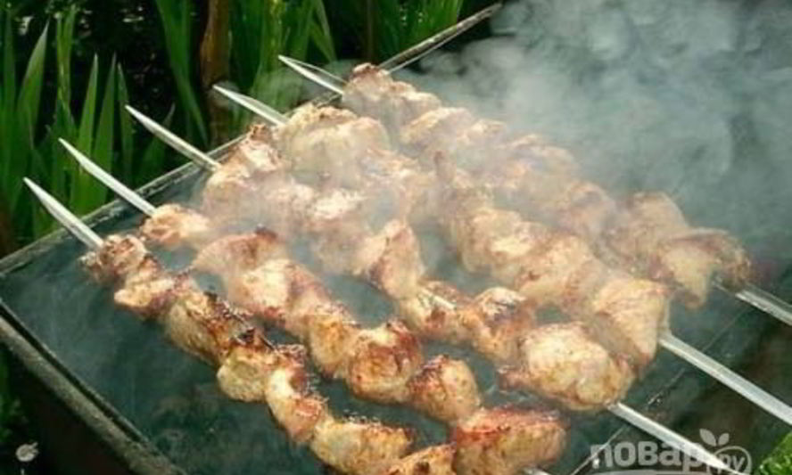 Рецепт свиного шашлыка с уксусом