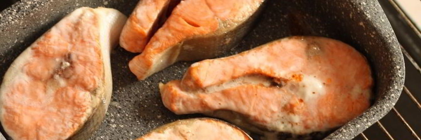 Кижуч стейки в духовке