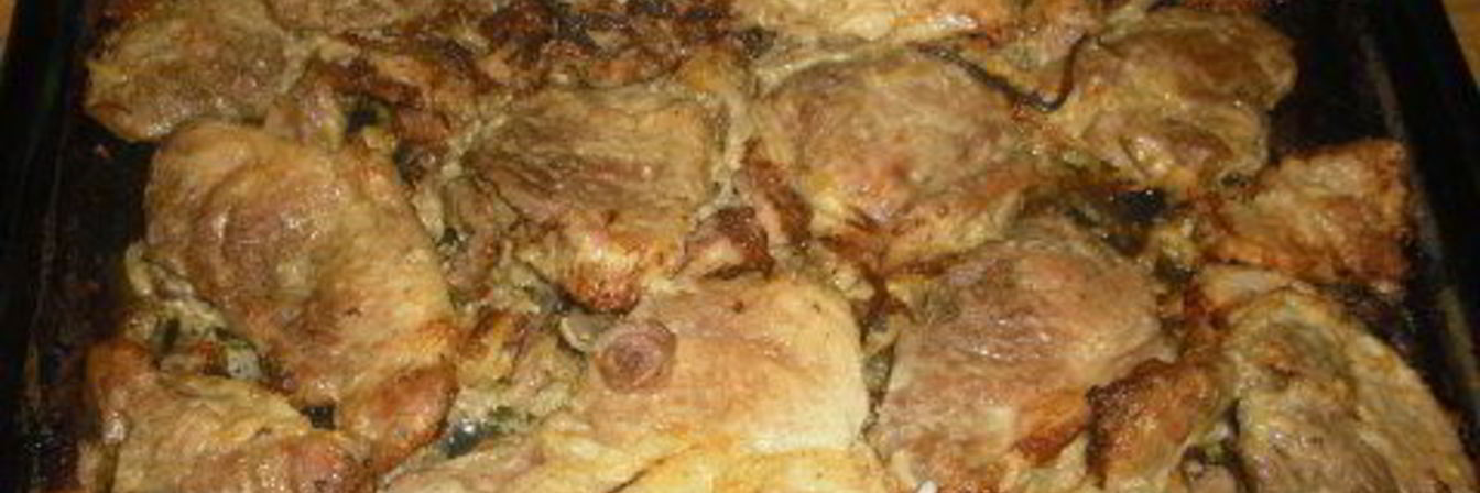 Маринованые стейки жаренные в духовке