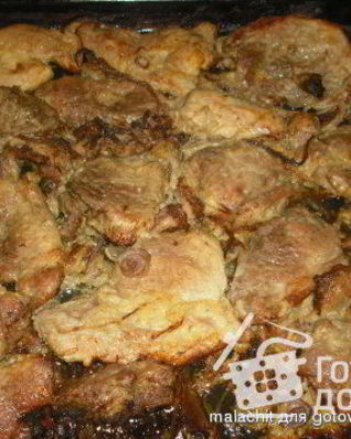 Маринованые стейки жаренные в духовке