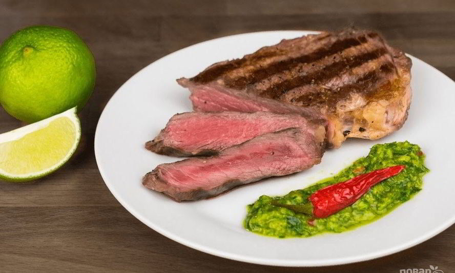 Рецепт стейка без рук