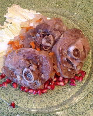 Стейк индейки с косточкой в духовке