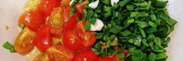 стейк из говядины с лапшой из кабачка