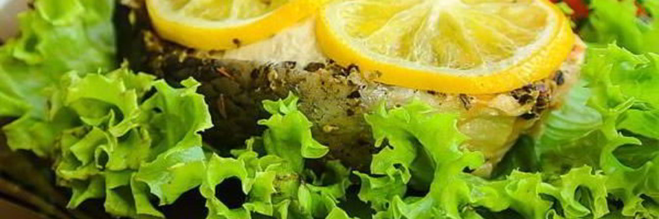 Стейк из семги в фольге