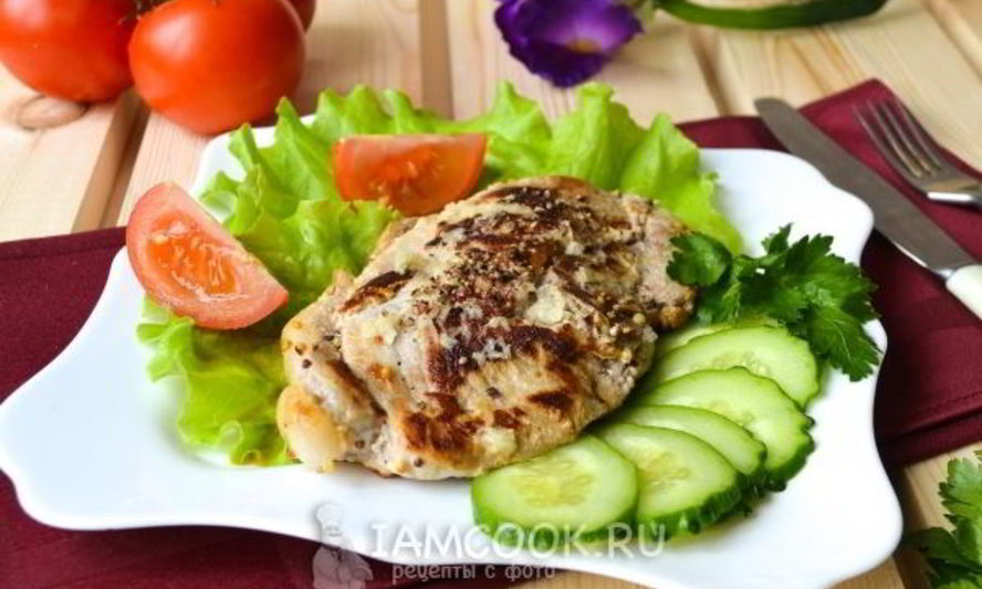 Рецепт стейка из свинины в мультиварке