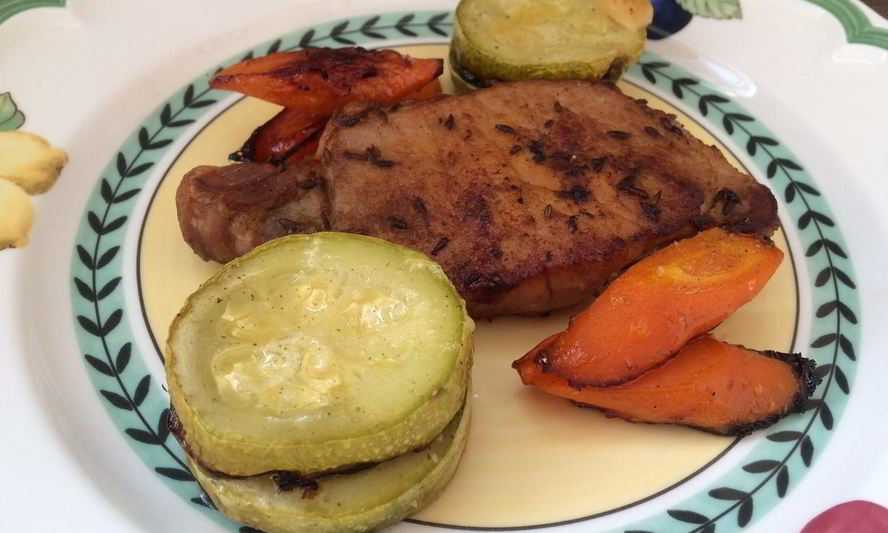 Рецепт стейка из свиной корейки