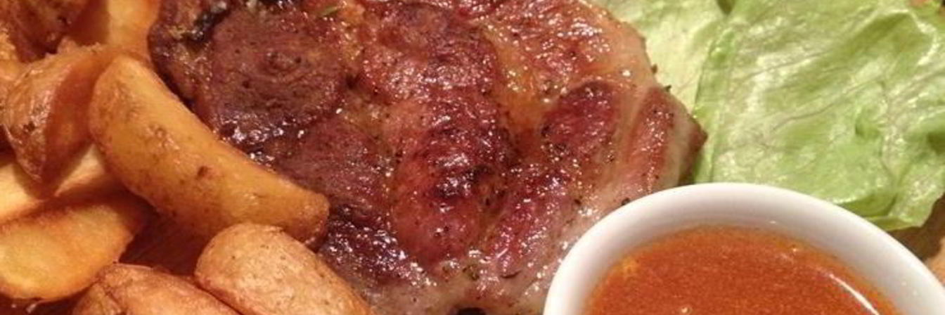 Стейк из свиной шейки