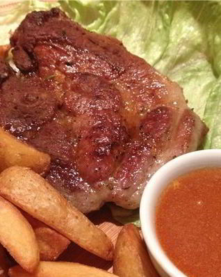 Стейк из свиной шейки