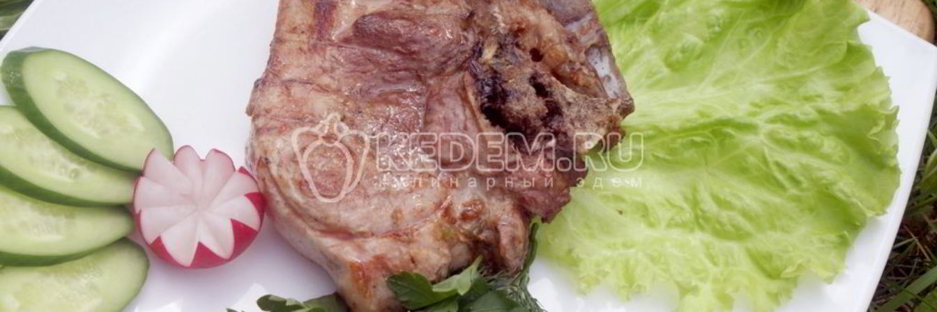 Стейк на гриле