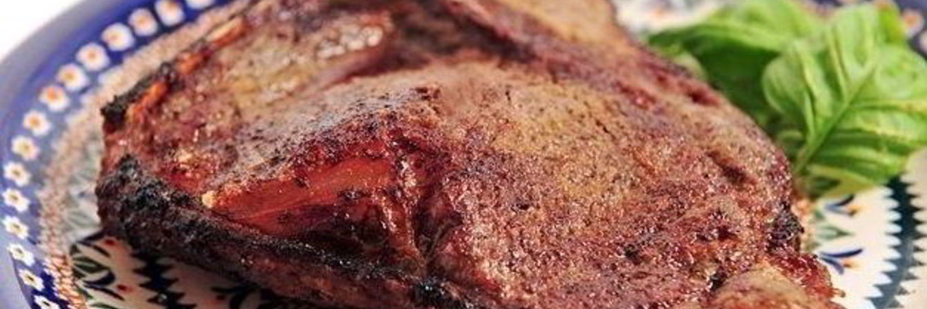 Стейк на кости в духовке