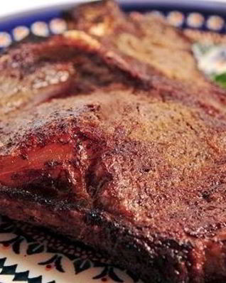 Стейк на кости в духовке