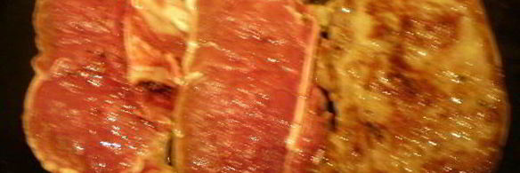 стейк с бальзамическим соусом