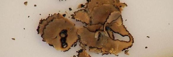 стейк с черным трюфелем, фуа-гра и томленым корнем сельдерея