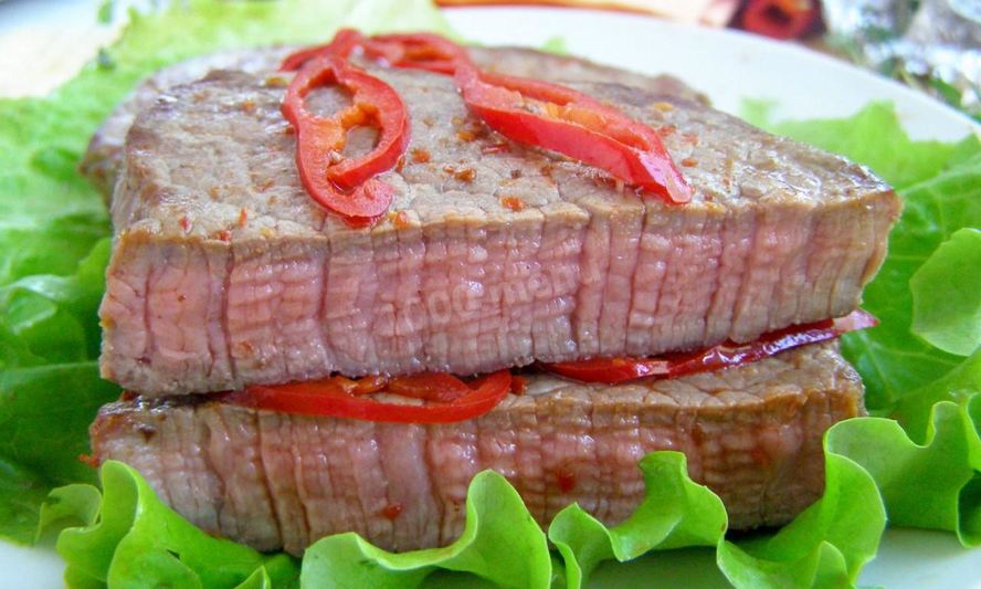 Рецепт стейка с кровью из говядины