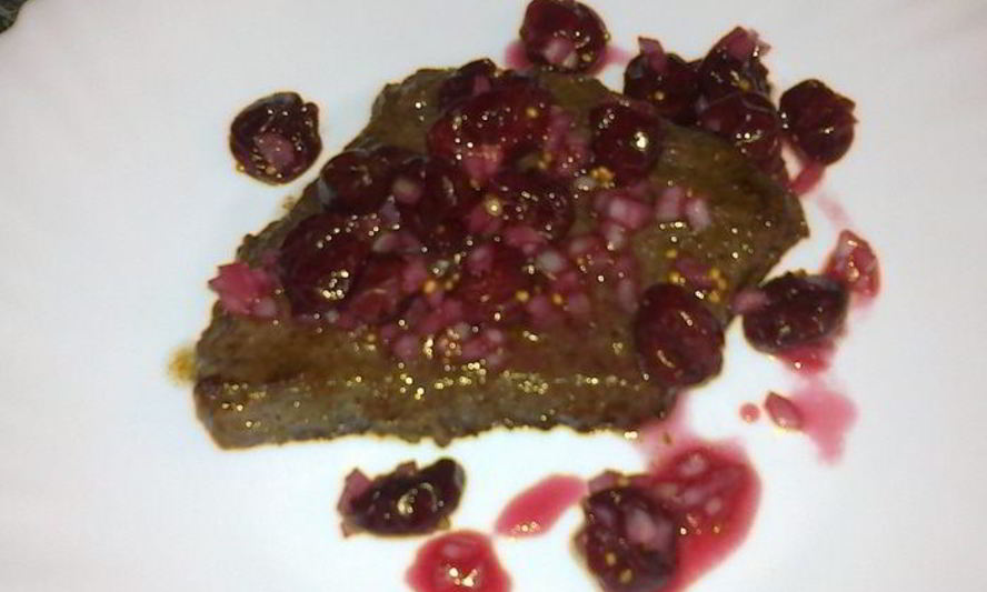 Рецепт стейка с вишнея