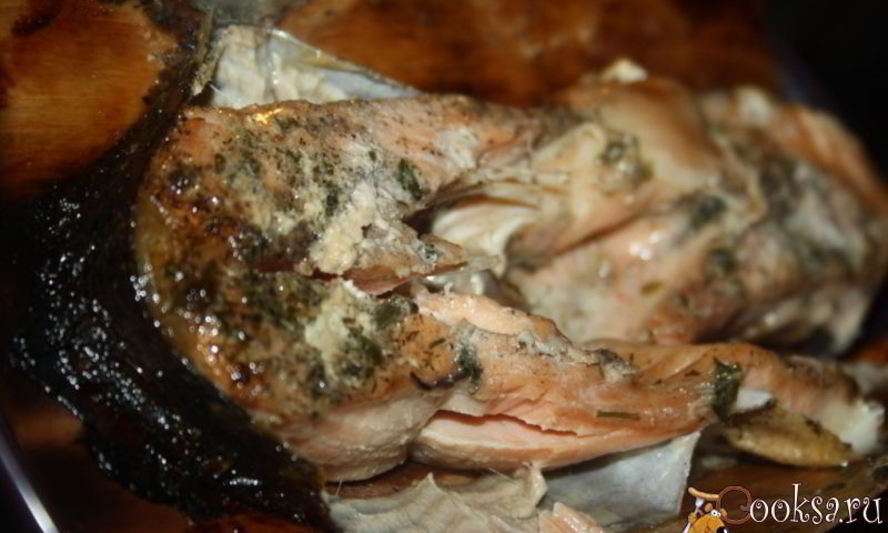 Рецепт стейков форели в гриль-бумаге на мангале