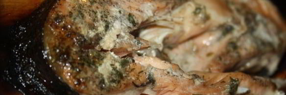 стейки форели в гриль-бумаге на мангале