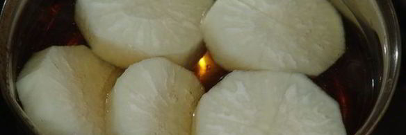 стейки из дайкона