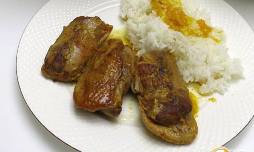 Рецепт стейков из утки с апельсинами в мультиварке