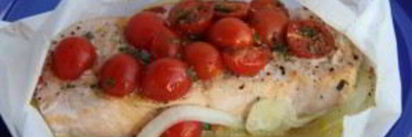 стейки семги в пергаменте