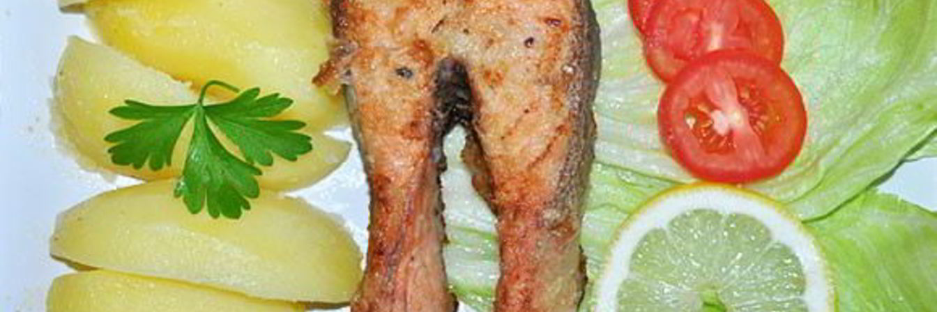 Жареные стейки семги