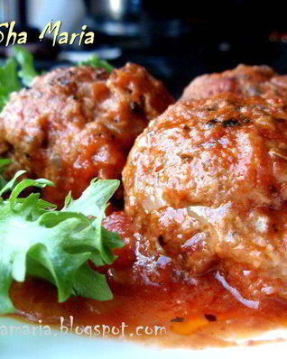 Говяжьи тефтели с фасолью и моцареллой