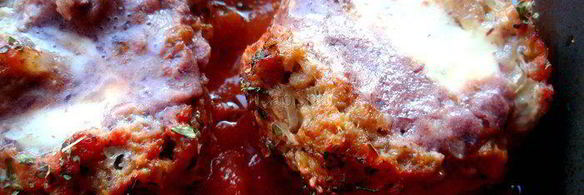 говяжьи тефтели с фасолью и моцареллой