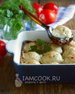 Куриные тефтели в сметанном соусе