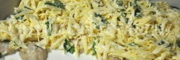 куриные тефтельки под сырным соусом