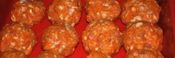 мясные тефтели с тыквой