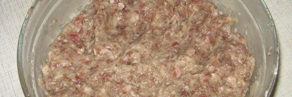 паровая тефтеля с начинкой