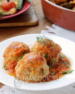 Рыбные тефтели в томатном соусе