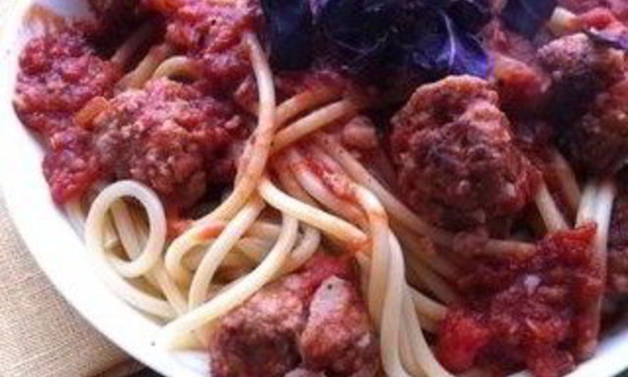 Рецепт спагетти болоньезе с тефтелями