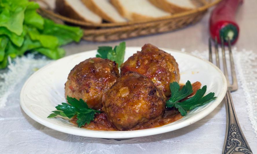 Рецепт тефтелей без риса с подливкой в духовке