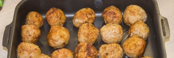 тефтели без риса с подливкой в духовке