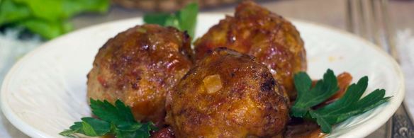 тефтели без риса с подливкой в духовке