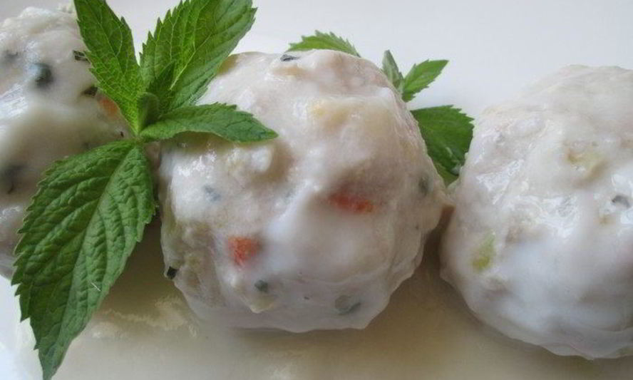 Рецепт тефтелей индюшачьи с овощами и мятой