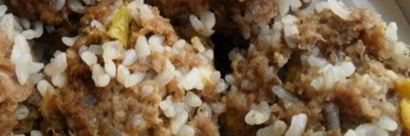 Тефтели из баранины с рисом