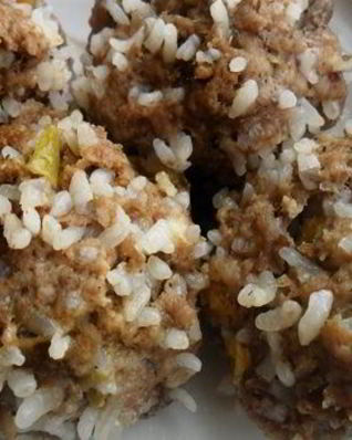 Тефтели из баранины с рисом